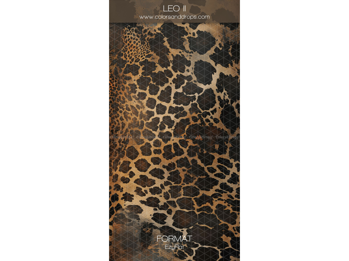 Brown textured photo backdrop Leo II – brown and black leopard print texture | Colors&Drops