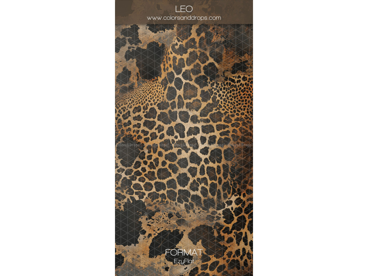 Fond photo brun texturé Leo – texture motif léopard brun et noir | Colors&Drops