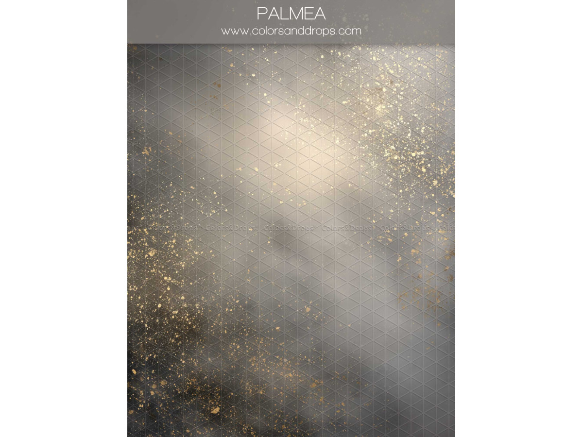 Grey textured photo backdrop & floor Palmea – grey texture with gold glitter | Colors&Drops