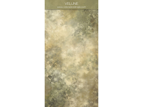 Fond photo crème texturé Velune – texture effet peinture crème et vert olive | Colors&Drops