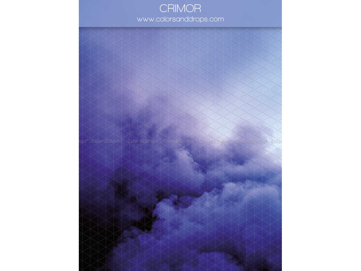 Fondo y suelo fotográficos violeta texturizados Crimor – nubes violetas y azul índigo | Colors&Drops