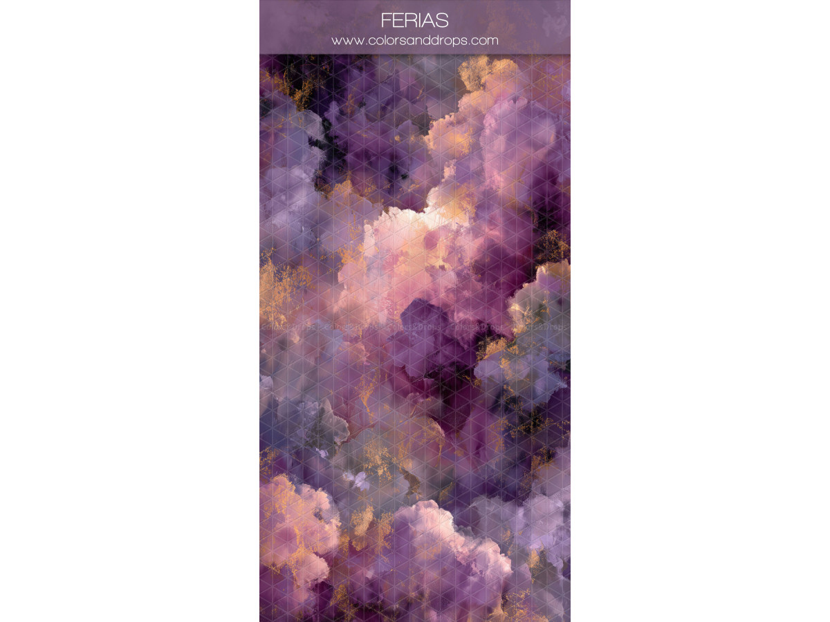 Mauve textured photo backdrop & floor Ferias – hazy painted mauve and pink flowers | Colors&Drops