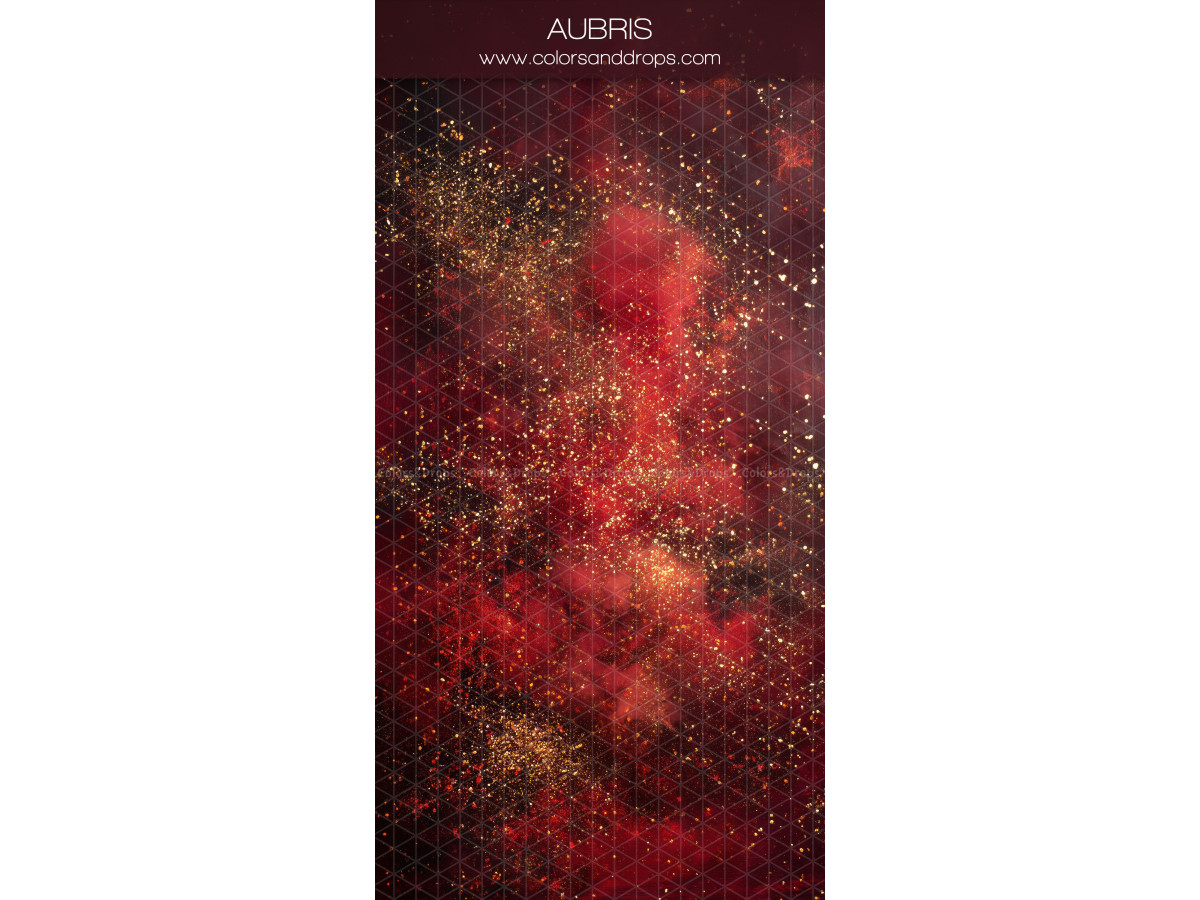 Fond photo rouge texturé Aubris – texture rouge profond avec paillettes dorées | Colors&Drops
