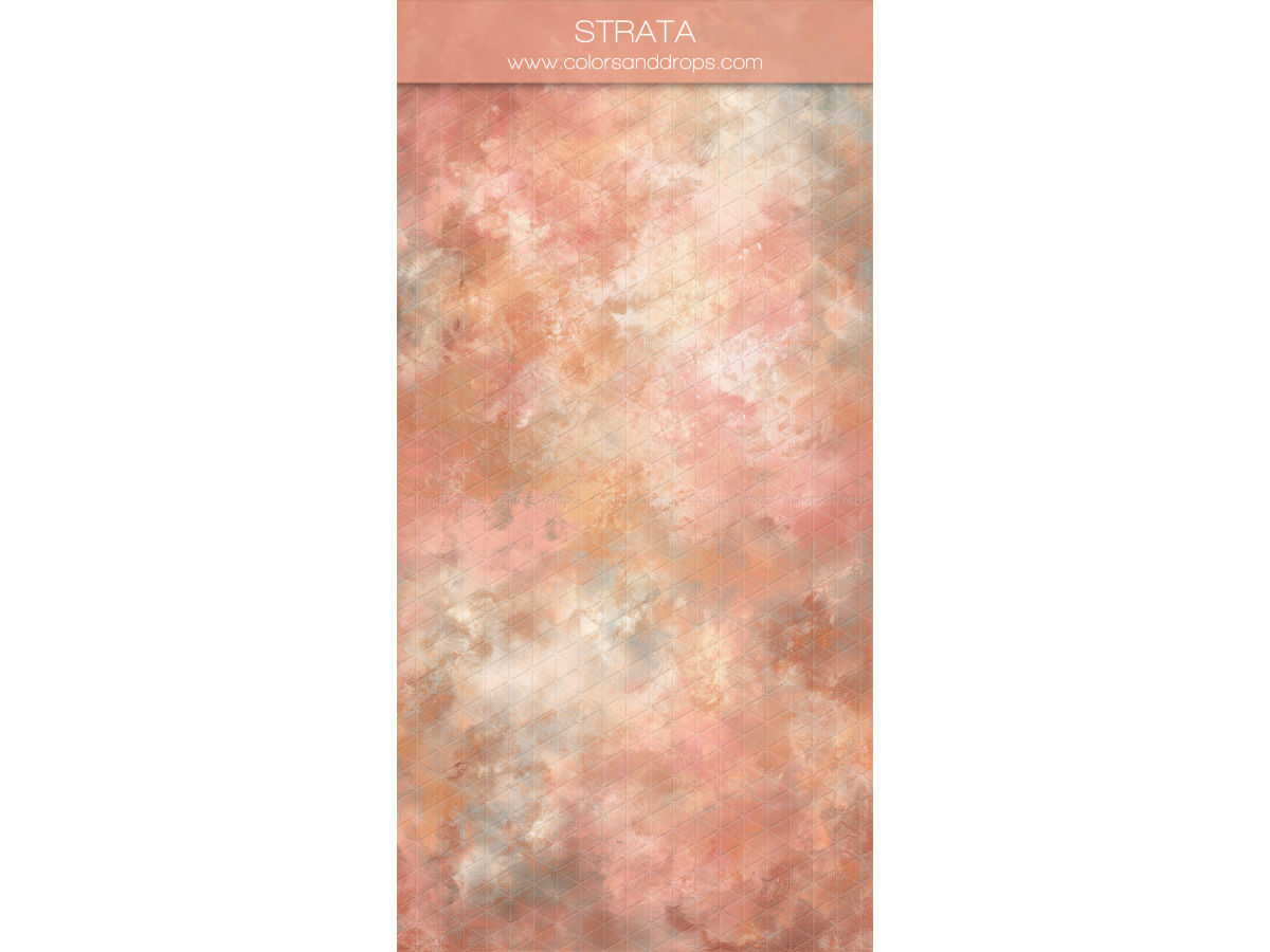 Coral textured photo backdrop & floor Strata – coral and cream painted texture | Colors&Drops