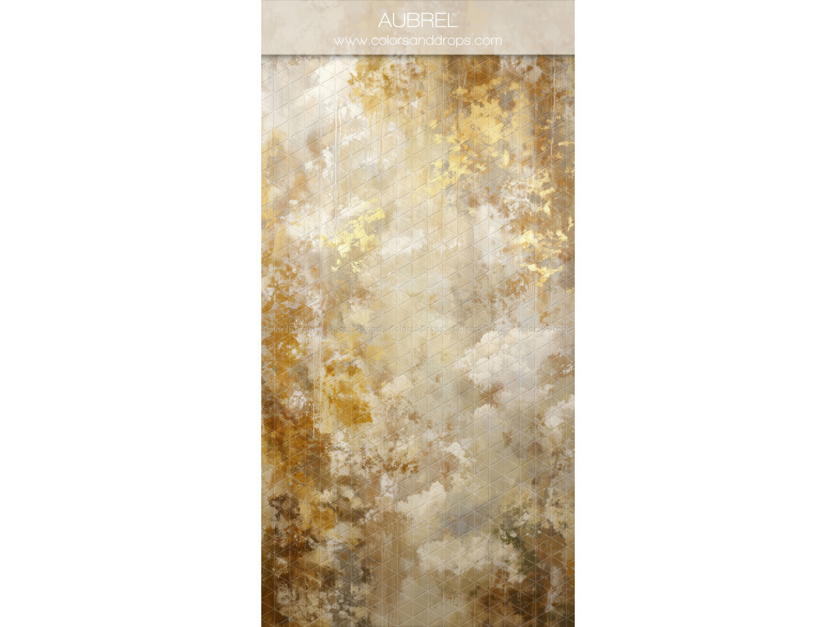 Fond photo crème texturé Aubrel – texture effet plâtre crème et doré | Colors&Drops