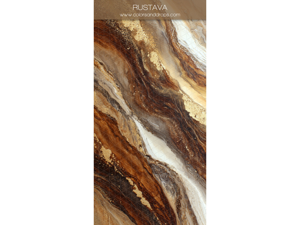 Caramel textured photo backdrop & floor Rustava – caramel brown and white marble texture | Colors&Drops