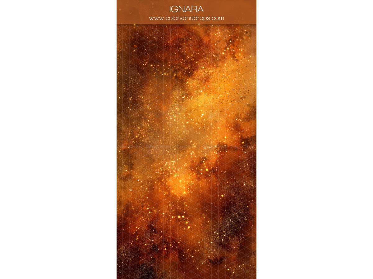 Fond photo orange texturé Ignara – texture orange cuivré avec paillettes | Colors&Drops