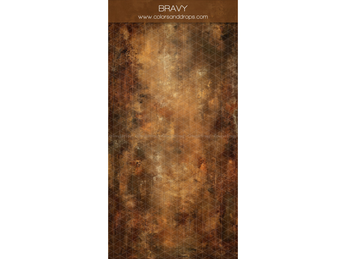 Fond photo brun texturé Bravy – texture effet peinture brun rouille patinée | Colors&Drops