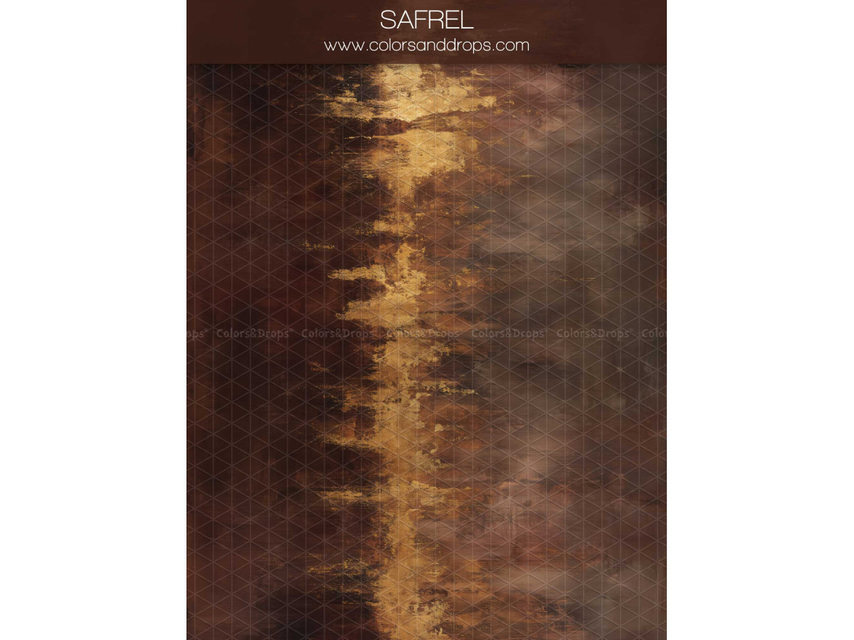 Fond photo brun foncé texturé Safrel – texture brun foncé avec bande ocre centrale | Colors&Drops