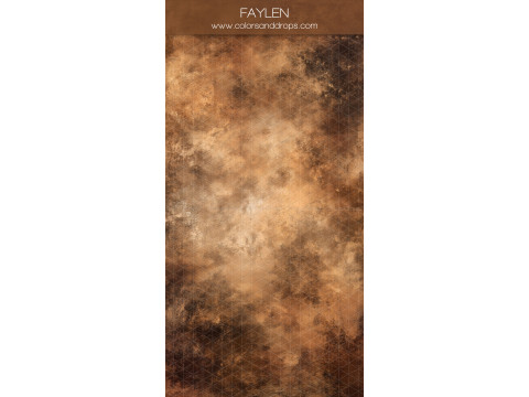 Fond photo caramel texturé Faylen – texture effet peinture caramel et brun marbré | Colors&Drops