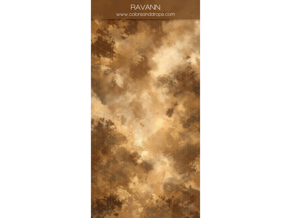 Fond photo ocre texturé Ravann – texture nuageuse ocre et brun | Colors&Drops