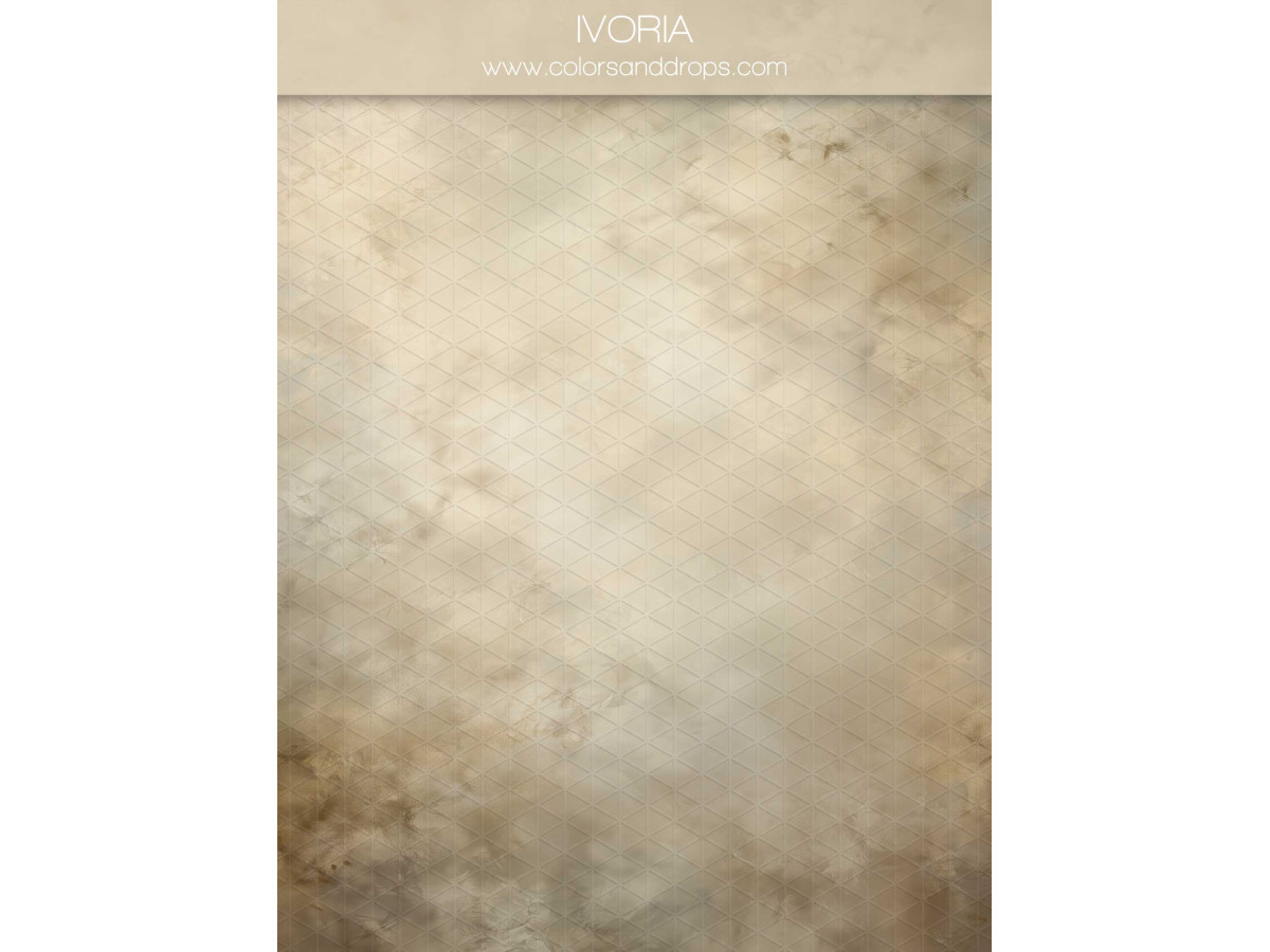 Fond photo crème texturé Ivoria – texture effet peinture crème et vert gris | Colors&Drops