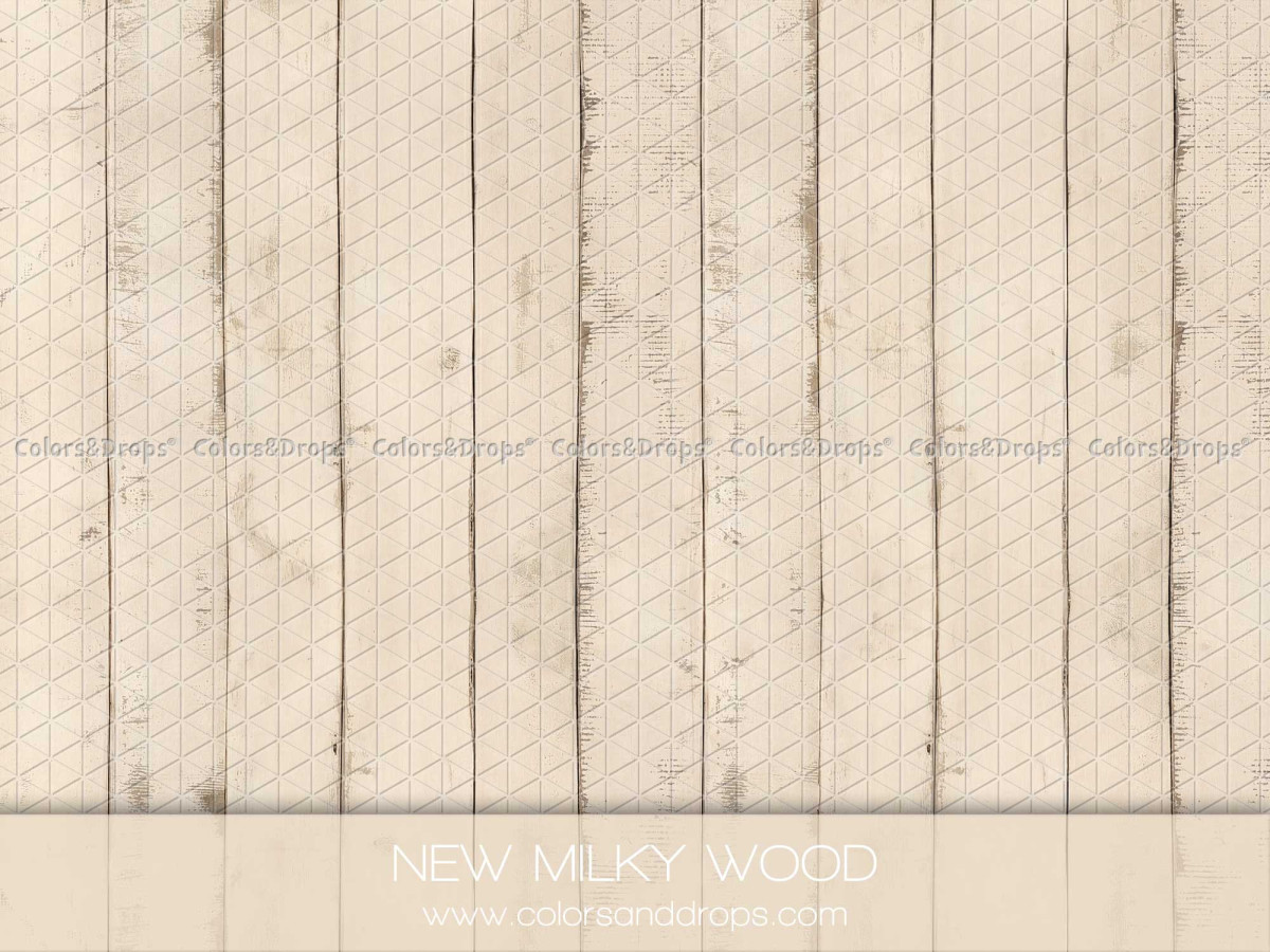 Sol photo New Milky Wood – planches de bois crème | Colors&Drops