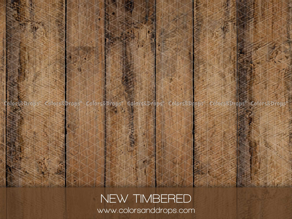 Suelo fotográfico New Timbered – tablones de madera envejecida marrón | Colors&Drops