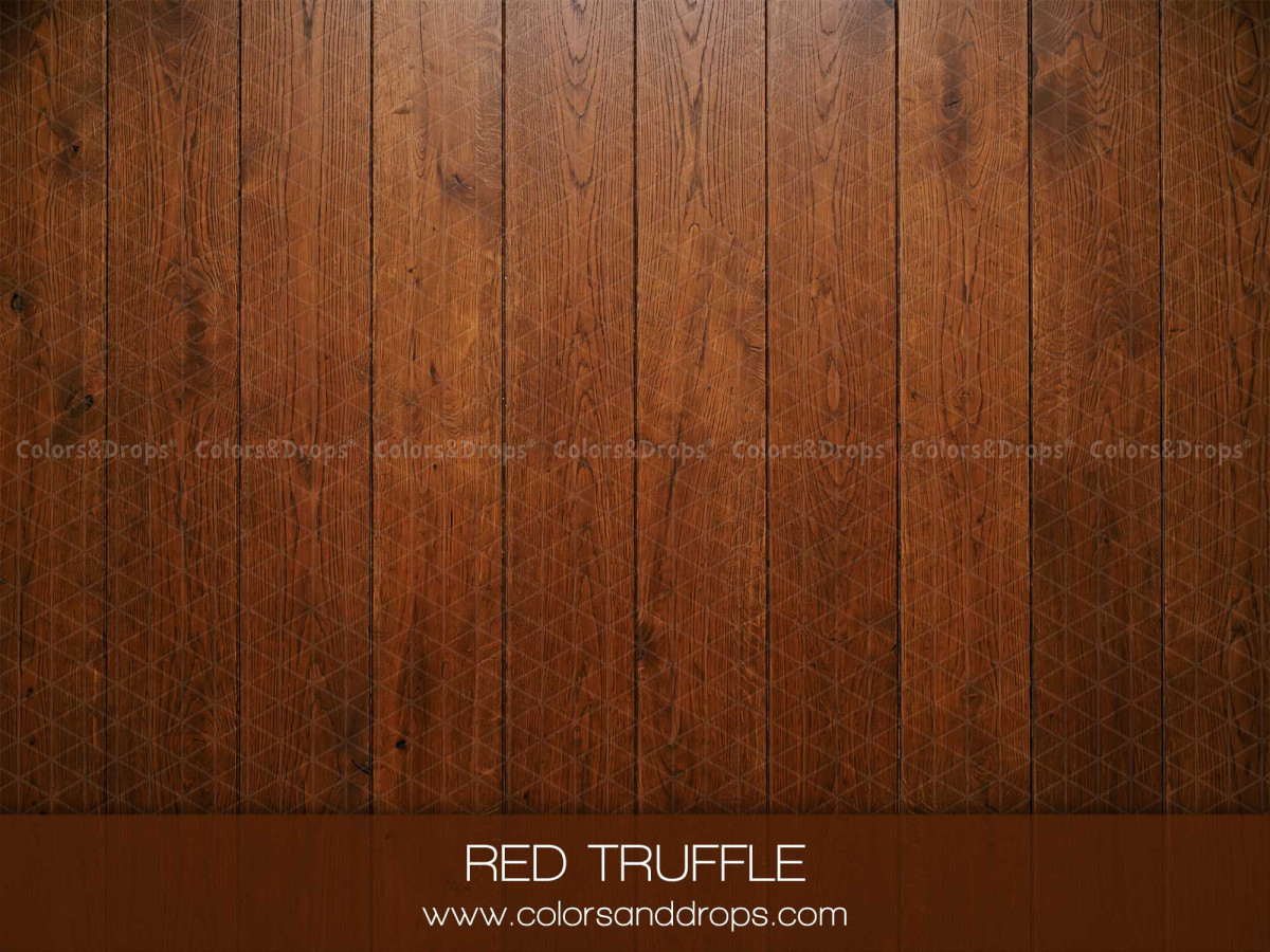 Christmas photo backdrop & floor Red Truffle – reddish brown wooden planks | Colors&Drops