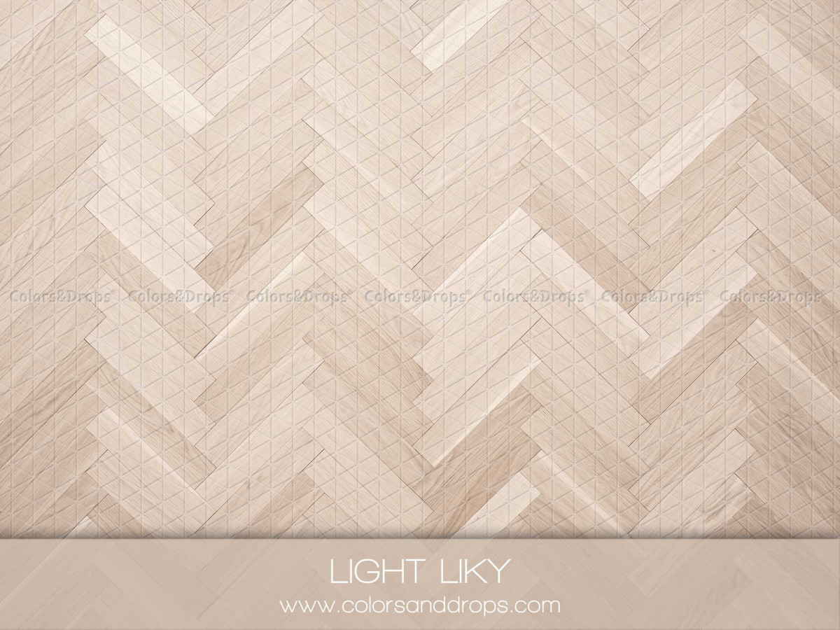 Christmas photo backdrop & floor Light Liky – light wood herringbone parquet | Colors&Drops