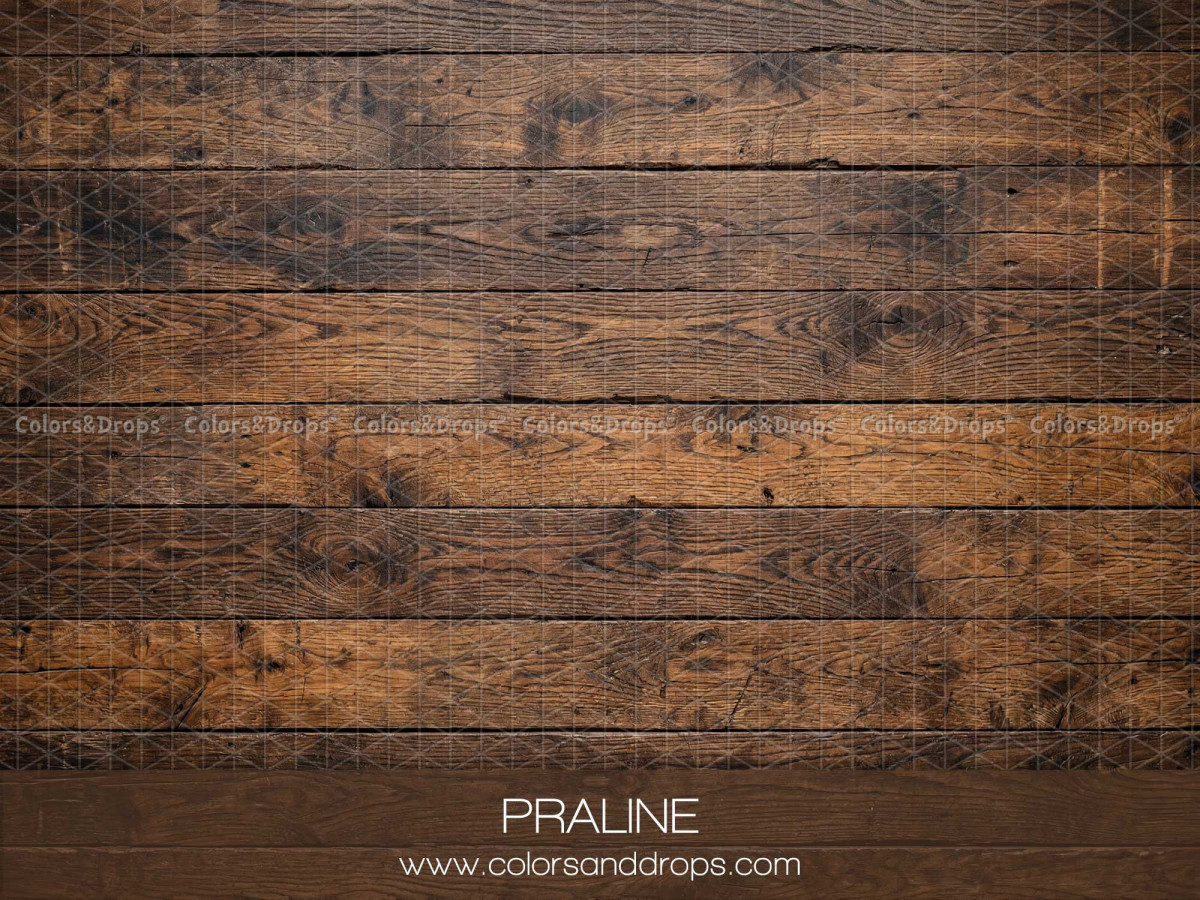 Christmas photo backdrop & floor Praline – weathered dark brown wooden planks | Colors&Drops
