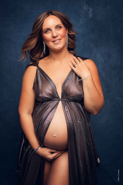 Texture bleu nuit, Photo femme enceinte, Fond photo